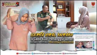 Berita Viral Nuraini Si Gadis Kuat Pemanggul Semen Akhirnya Ditemui Pangdam XIV/Hasanuddin