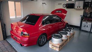 UNBOXING MY NEW WHEELS FOR THE JDM EVO 8!