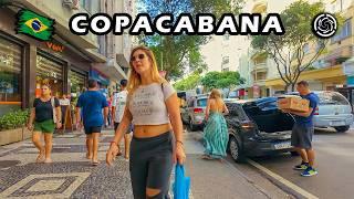 COPACABANA STREET WALK — Rio de Janeiro  Brazil | 2024 【 4K UHD 】