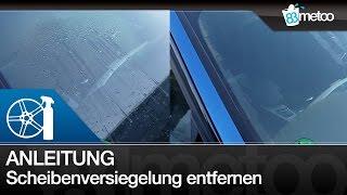 Scheibenversiegelung entfernen | Nanoversiegelung von Frontscheibe entfernen | Sonax Glaspolitur