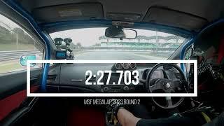 FD2R K24 MSF MegaLap Time Attack 2023 R2 onboard Faidzil Alang