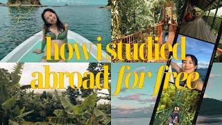 ️ how i studied abroad for free // honest scholarship + financial aid chat