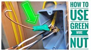 How To Install Green Grounding Wire Nut