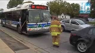 LTC bus involved in chain reaction crash