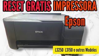 Como Fazer O Reset da Impressora Epson L3250 L3150 e outros Modelos