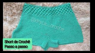 Short de Crochê PASSO a passo (P/M/G