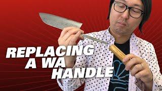 How to Rehandle Your Japanese Kitchen Knife