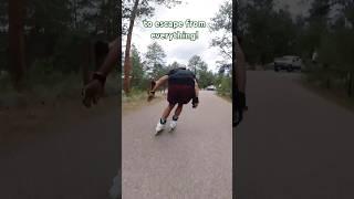 Campground Skating #inlineskating #getaway #bliss