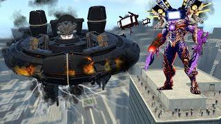 NEW ASTRO MOTHERSHIP SKIBIDI TOILET VS TITAN TV MAN MECHA VS TITAN SPEAKERMAN - GARRY'S MOD EPS 75