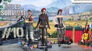 Rules of Survival #10 2v4  Teamwork, Funny moments w/ Moo and Leo