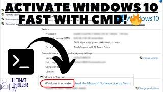 activate windows 10 command prompt