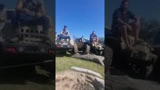 Jeeps come together around fire pit #shorts #jeep #jeepfriends #jeepadventures