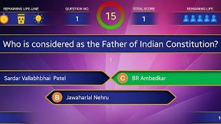 Constitution Day Quiz l Samvidhan Divas Quiz l Indian Polity & Constitution MCQ l National Law Day