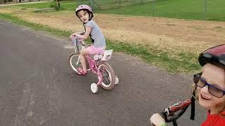 Lily and Mickey going for a bike ride!!!