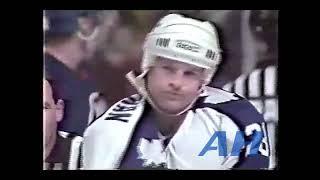 NHL Mar. 28, 1990 Brian Curran,TOR v Ken Baumgartner,NYI x2 Feeds Toronto Maple Leafs New York Islan