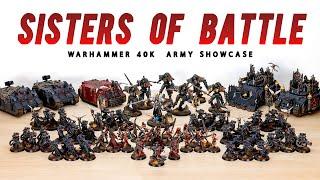 GRIMDARK Converted Sisters of Battle! Warhammer 40k Army Showcase