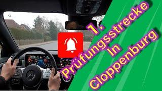 1. Prüfungsstrecke in Cloppenburg