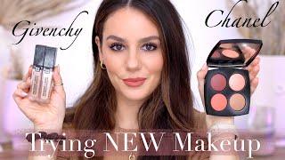 TRYING NEW MAKEUP : GIVENCHY PRISME LIBRE CONCEALER + CHANEL FACE PALETTE || Application & Review