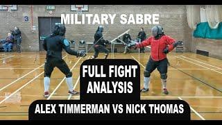 Sabre Fight Full Breakdown- Alex (Kraken Swords) vs Nick (AHF)