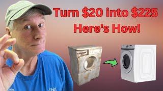 How to Flip a Washing Machine for Profit: From $20 to $225 with Simple Repairs