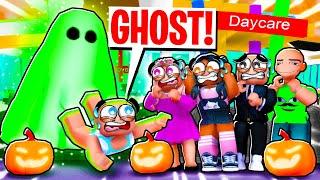 DAYCARE HAUNTED DETENTION HALLOWEEN! | Roblox | Brookhaven RP