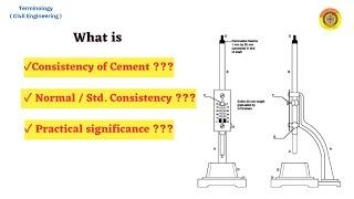 Consistency of cement||Normal consistency#consistency #cement#civilengineering  #vimutti_coe