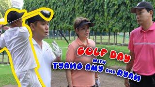 Golf day with Tyang Amy and Ryan Bang