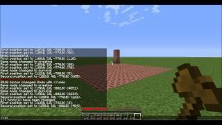 MINECRAFT HOW TO USE WORLD EDIT COMMANDS