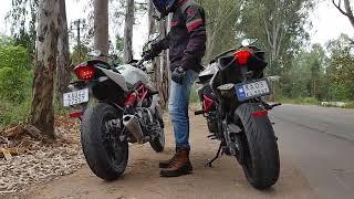 Benelli 300 vs Benelli 600i Sound test Comparison 