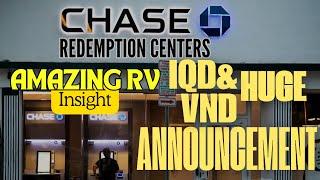 Iraqi Dinar  Amazing RV Insight From Chase Bank & Redemption Centers  Latest IQD RV News