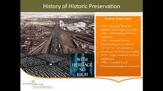 Historic Preservation 101