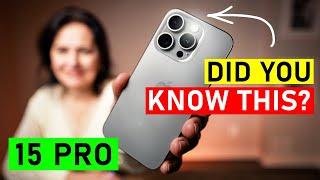 MASTER NEW CAMERA FEATURES on iPhone 15 pro & Max!  TUTORIAL FOR BEGINNERS!