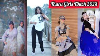 New Tharu Girls Tiktok Dance 2023 | Dj Mix Song Dance 2080 | #NewTharuTiktok