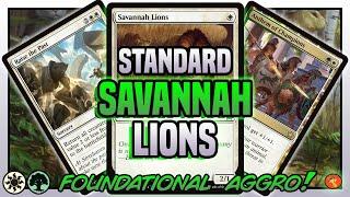 Savannah Lions lead the 2/1 for 1 Crew in this Selesnya Aggro Brew! (M:tG Arena Standard)