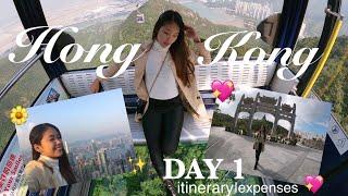 HONG KONG TRAVEL GUIDE DAY1 (ngong pin+tian buddha+peak tram+sky tower)|Xhiia Cardinio