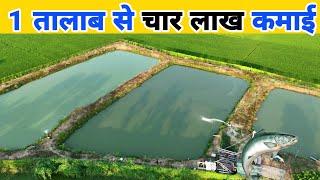 1 एकड़ से 4 लाख कमाई | Fish farming | machhali palan kaise kare