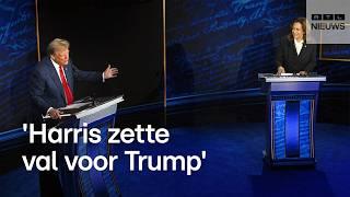 Harris weet Trump op de kast te jagen: verkiezingsdebat in beeld