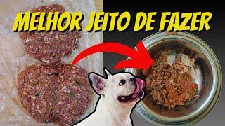 Essa é a Receita Mais Fácil de Comida Natural para Cães