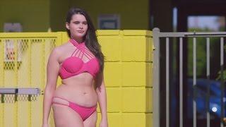 Size 12 Teen Model Proudly Flaunts Body in String Bikini for New Ad
