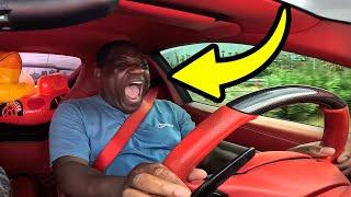 Driving a FERRARI For The First Time EVER!