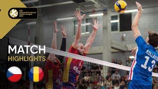 Czechia vs. Romania - Match Highlights | European Golden League Men 2024