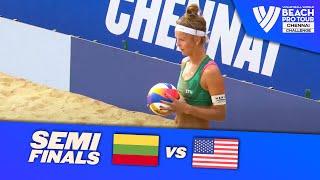 Raupelyte/Paulikiene vs. Harward/DeBerg - Semi Final Highlights | Chennai 2024 #BeachProTour