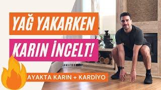 Hem YAĞ YAK Hem KARIN İNCELT | Ekipmansız | Yağ Yakıcı Egzersizler