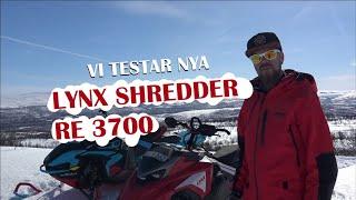 Auto Blå Testar Lynx Shredder RE 3700 850 E-TEC 2023