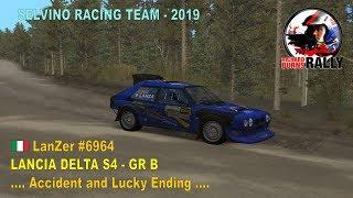 Lancia Delta Gr. B Accident and lucky ending ..... RBR WORLD LanZer