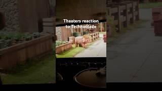 Theater reaction to Technoblade #minecraft #movie #minecraftmovie #technoblade #technobladeneverdies