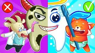 Dentist Check Up Song 🪥 || + More  Funny Kids Songs  and Nursery Rhymes  by Lucky Zee Zee