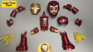 LEGO iron man | Tony Stark | Marvel | Unofficial Lego Minifigures