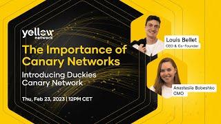 The Importance of Canary Networks: Introducing Duckies Canary Network