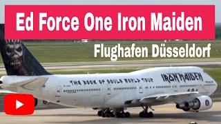 Ed Force One Iron Maiden - Iron Maiden plane lands in Düsseldorf